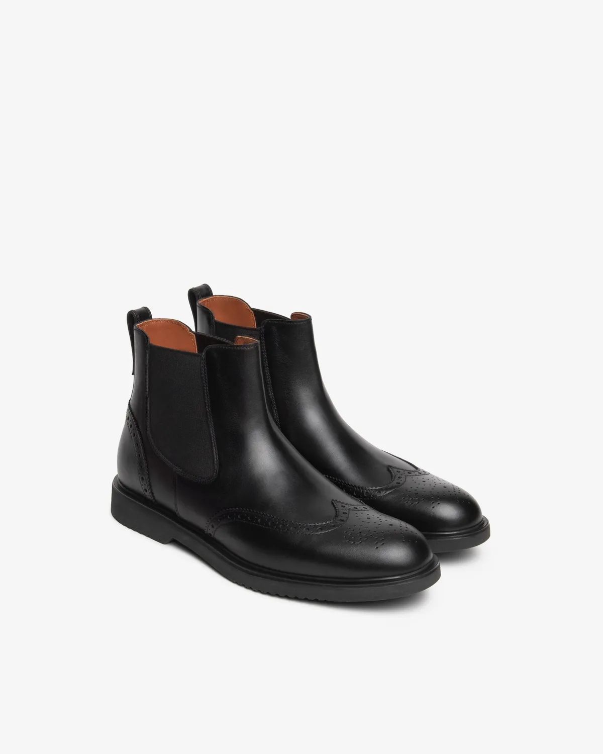 NeroGiardini ghete Chelsea barbati piele brogue