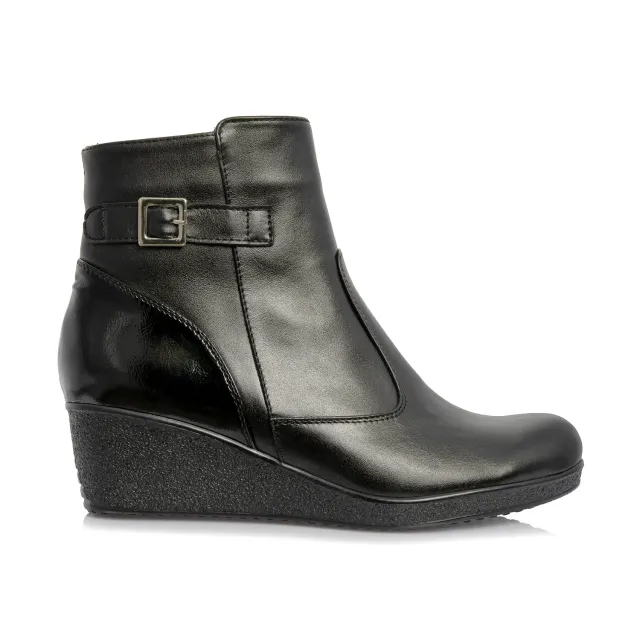 Catinca Shoes OR51-NB ghete dama piele negru box