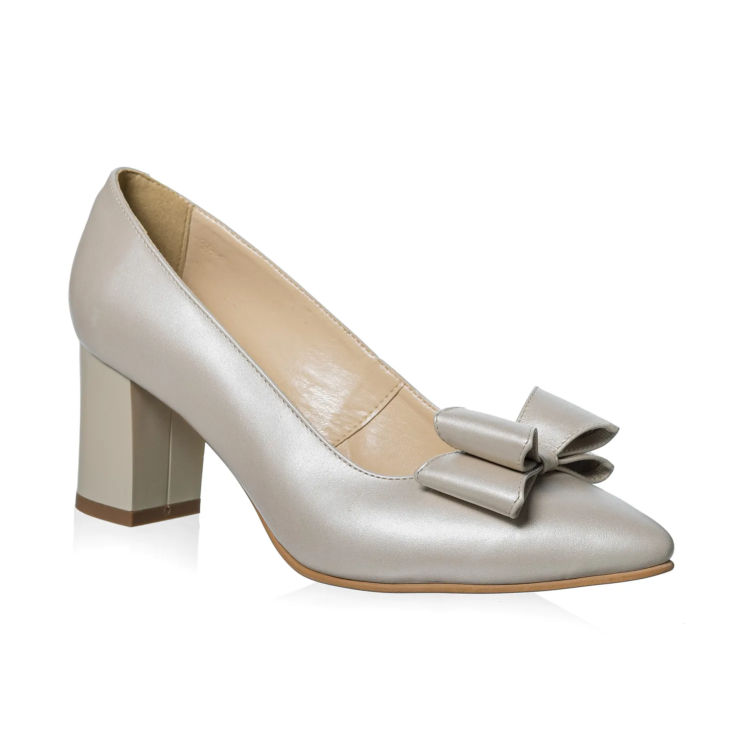 Catinca Shoes A20 B-S pantofi damă bej piele