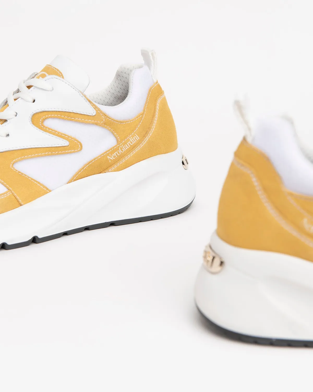 NeroGiardini sneakers piele dama talpa sport 4.5cm