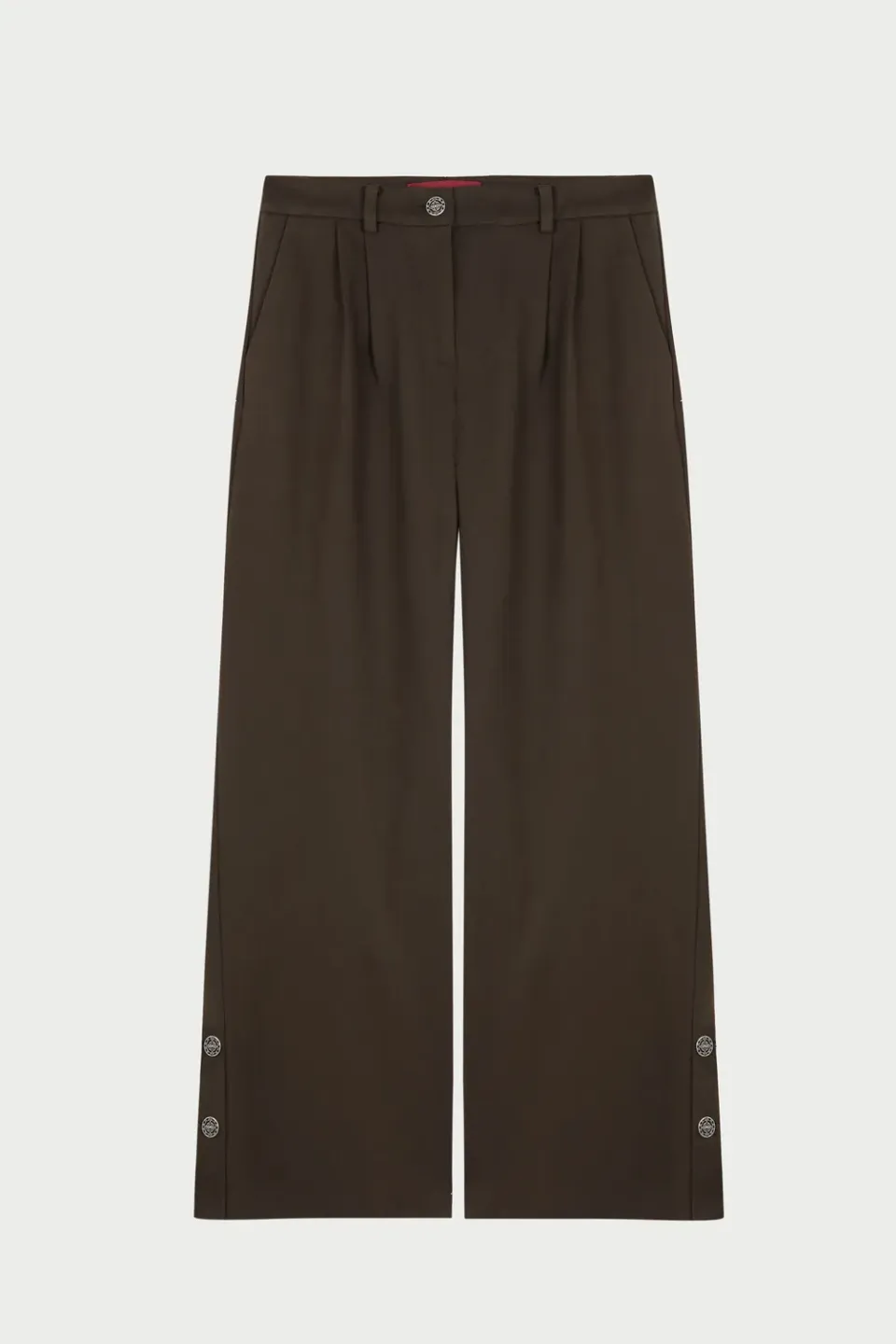 Flagelus Wizard Waltz Brown Pants pantaloni bumbac maro