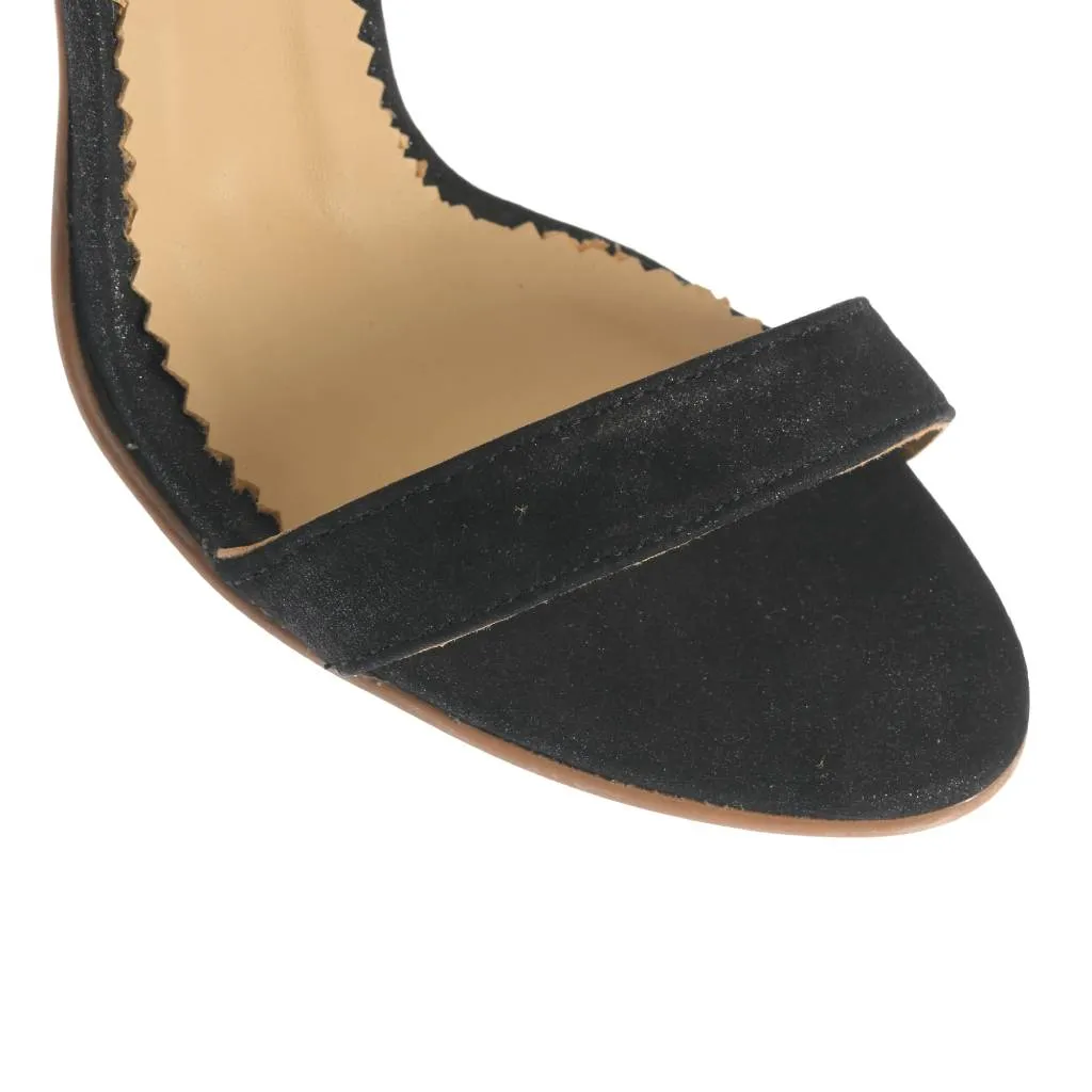 Ana Urbana Shoes New Orleans sandale negre toc stiletto