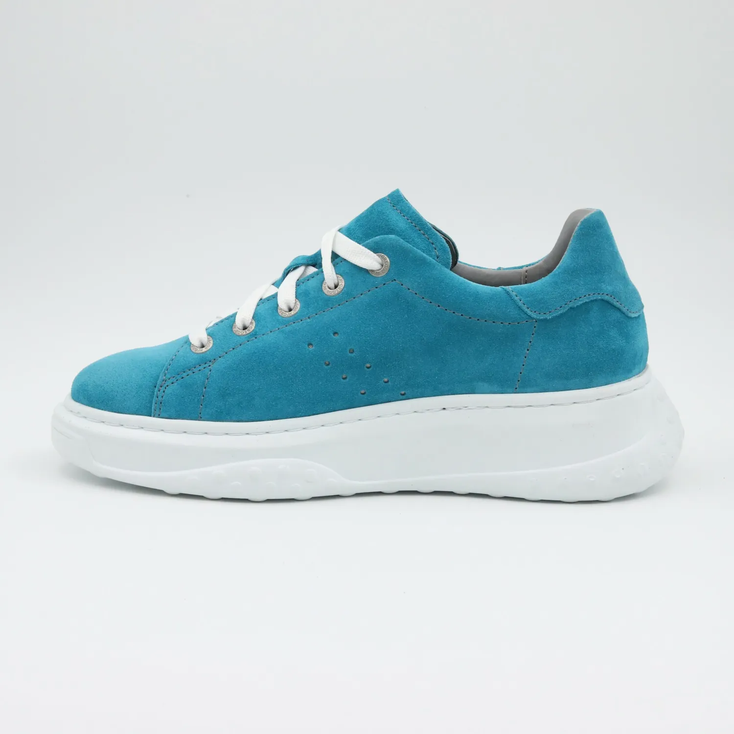 Lucas Shoes Sneaker 5101 RV Blue Velur sneakers piele