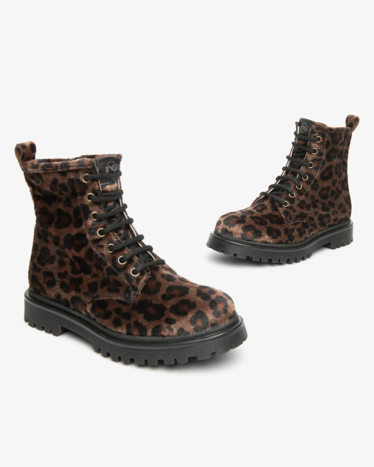 NeroGiardini Teen bocanci fete piele animal print