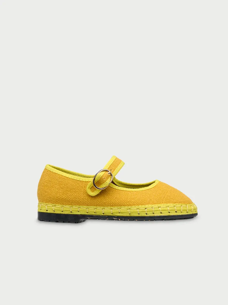 Flagelus Ebenezer Kids pantofi fetite mustar in