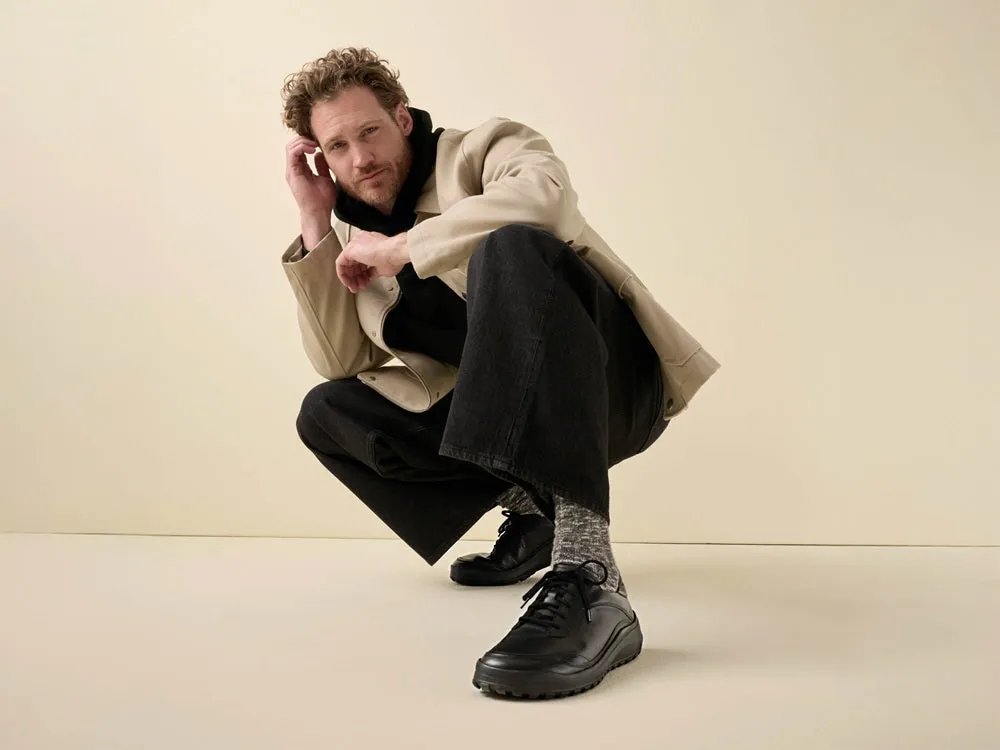 Bär Lifestyle Quinn pantofi bărbați negri piele