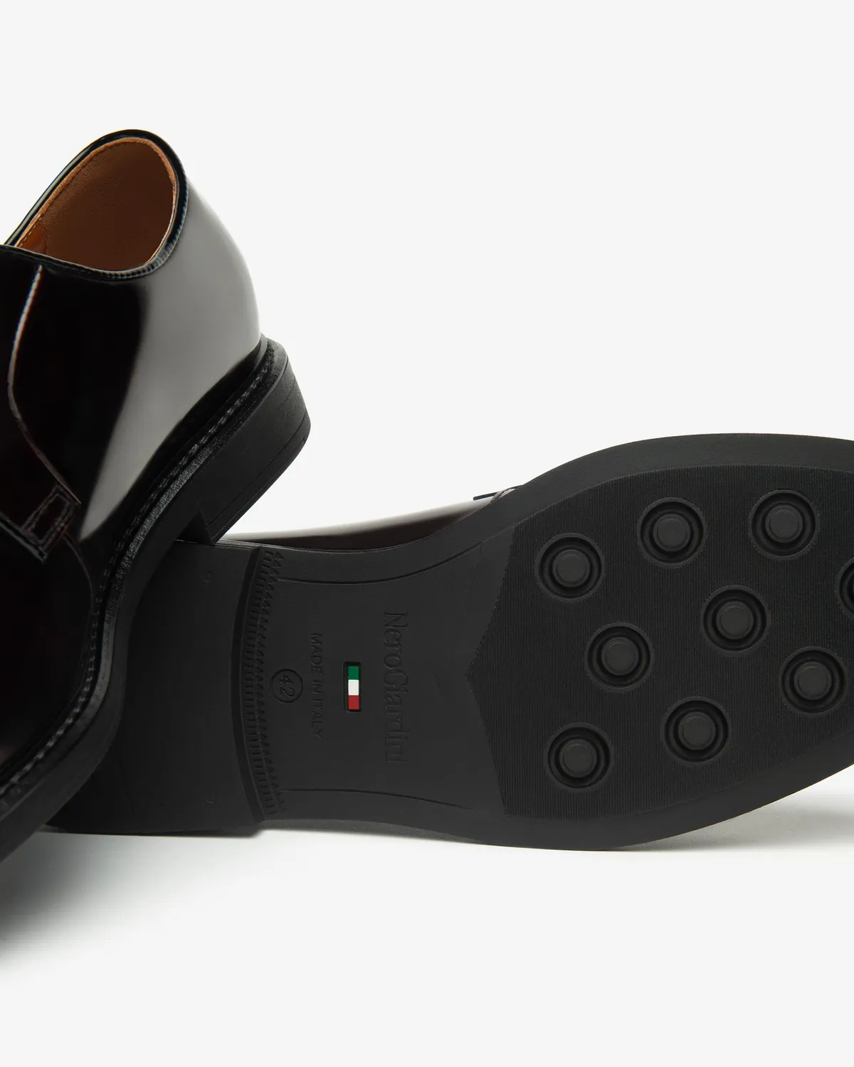NeroGiardini pantofi derby piele barbati cu siret