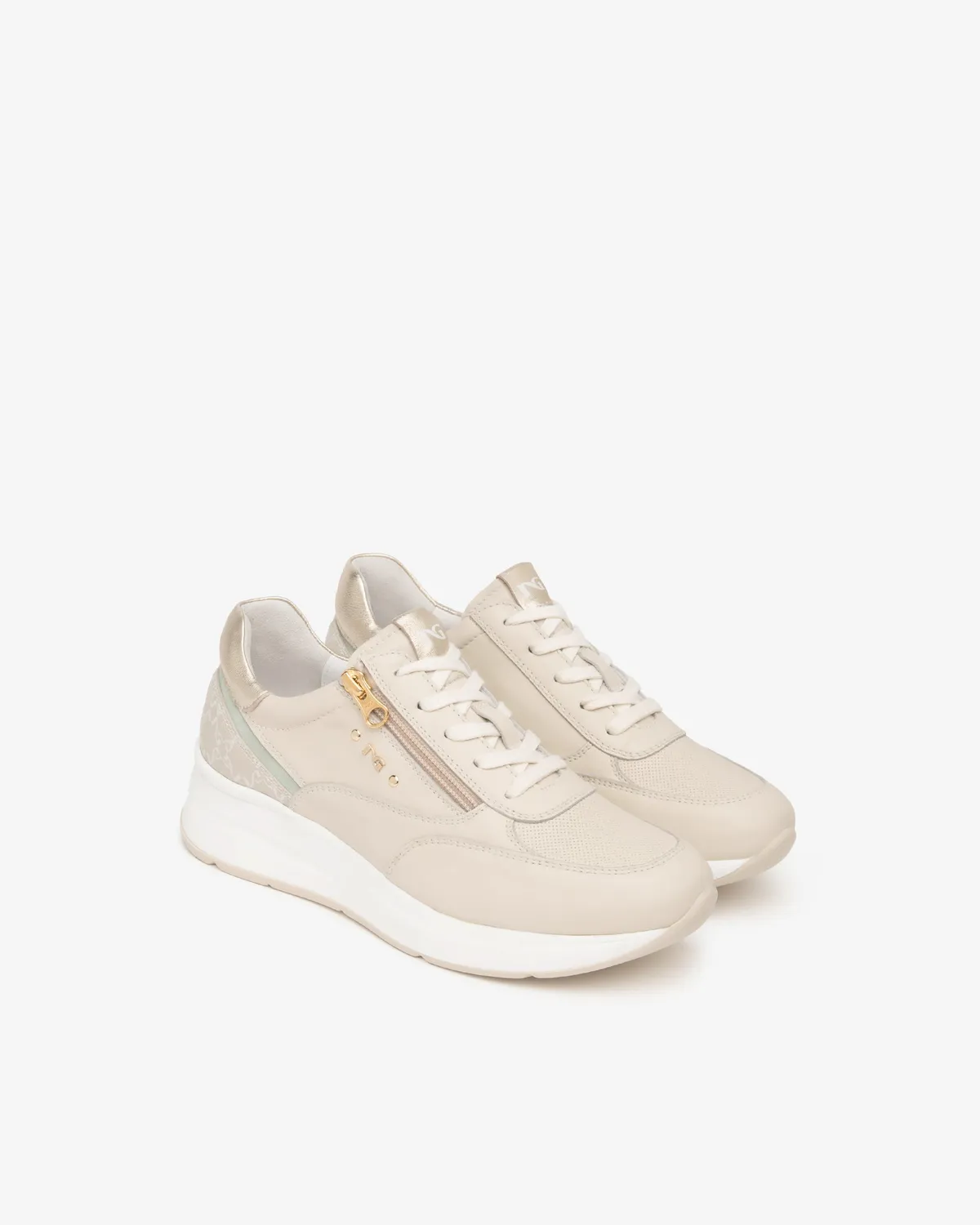 NeroGiardini sneakers dama piele branț memory