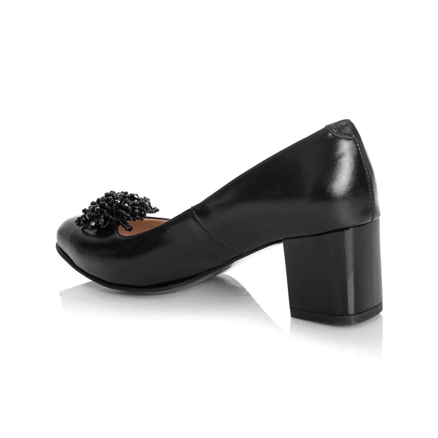 Catinca Shoes A59 N pantofi dama piele naturala negru box