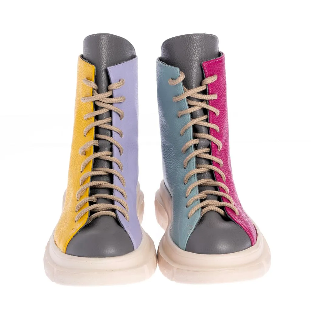 Ana Urbana Loredana bocanci piele multicolori