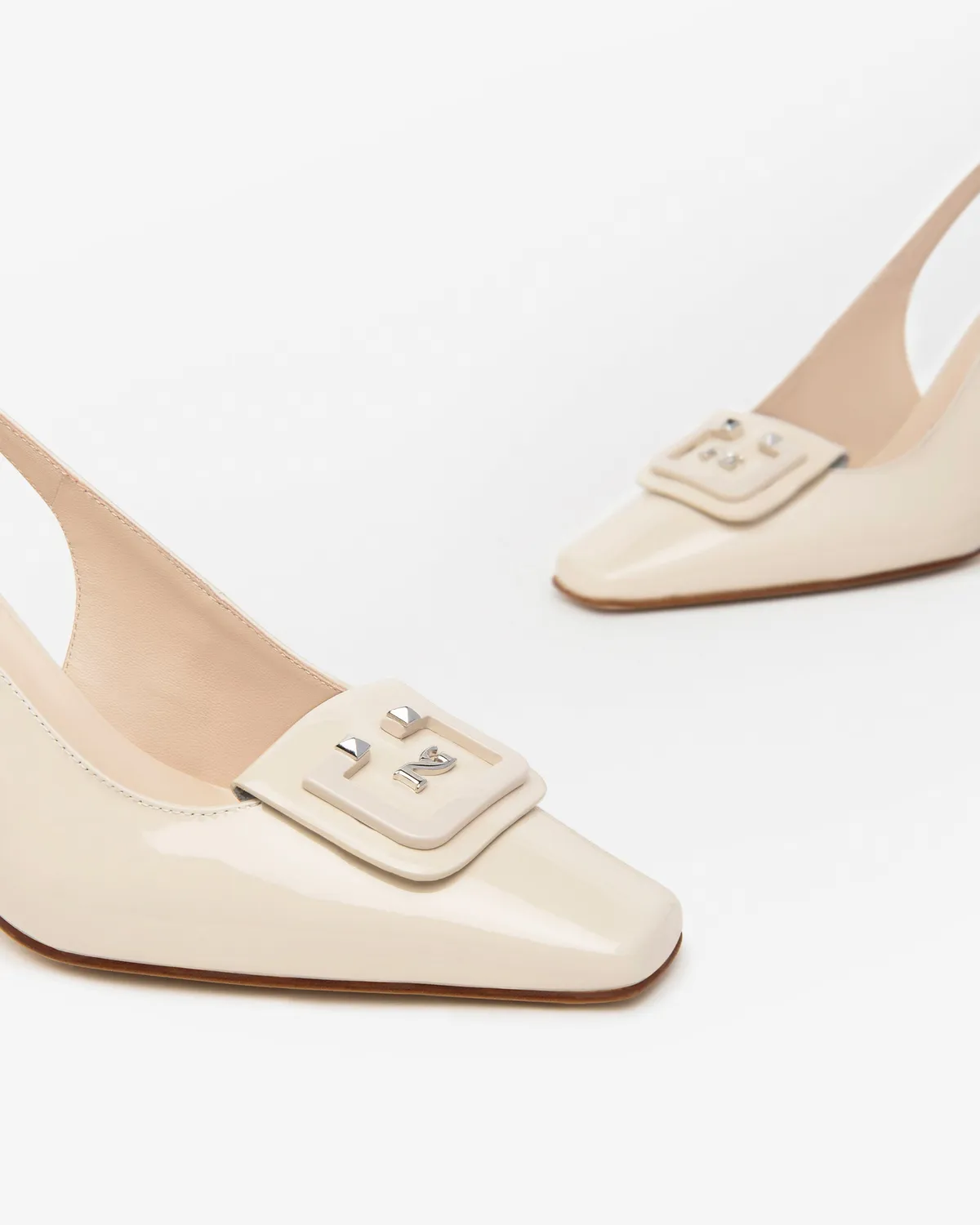 NeroGiardini Pantofi Slingback Piele Lacuita Dama