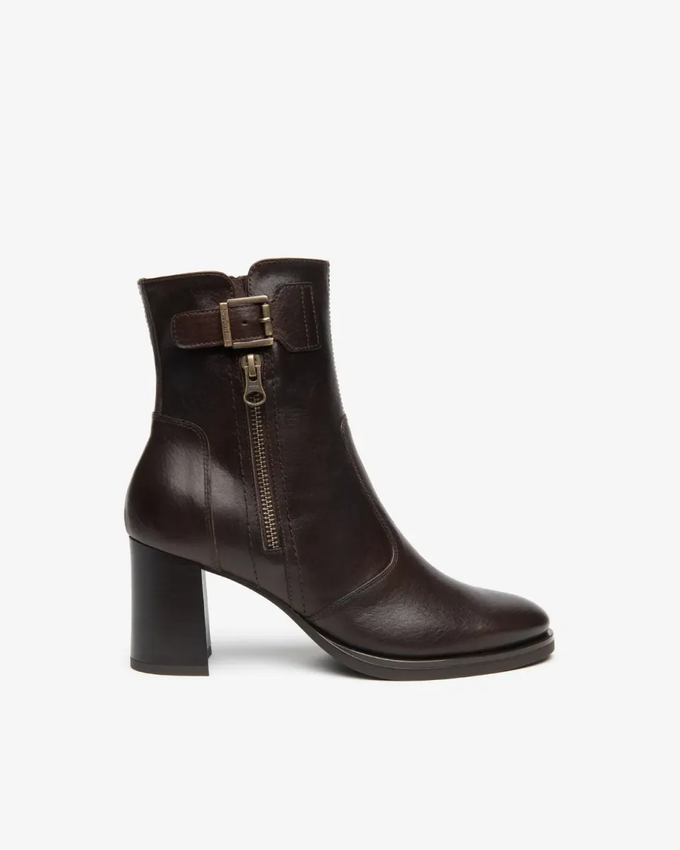 Botine dama NeroGiardini piele toc 75 mm