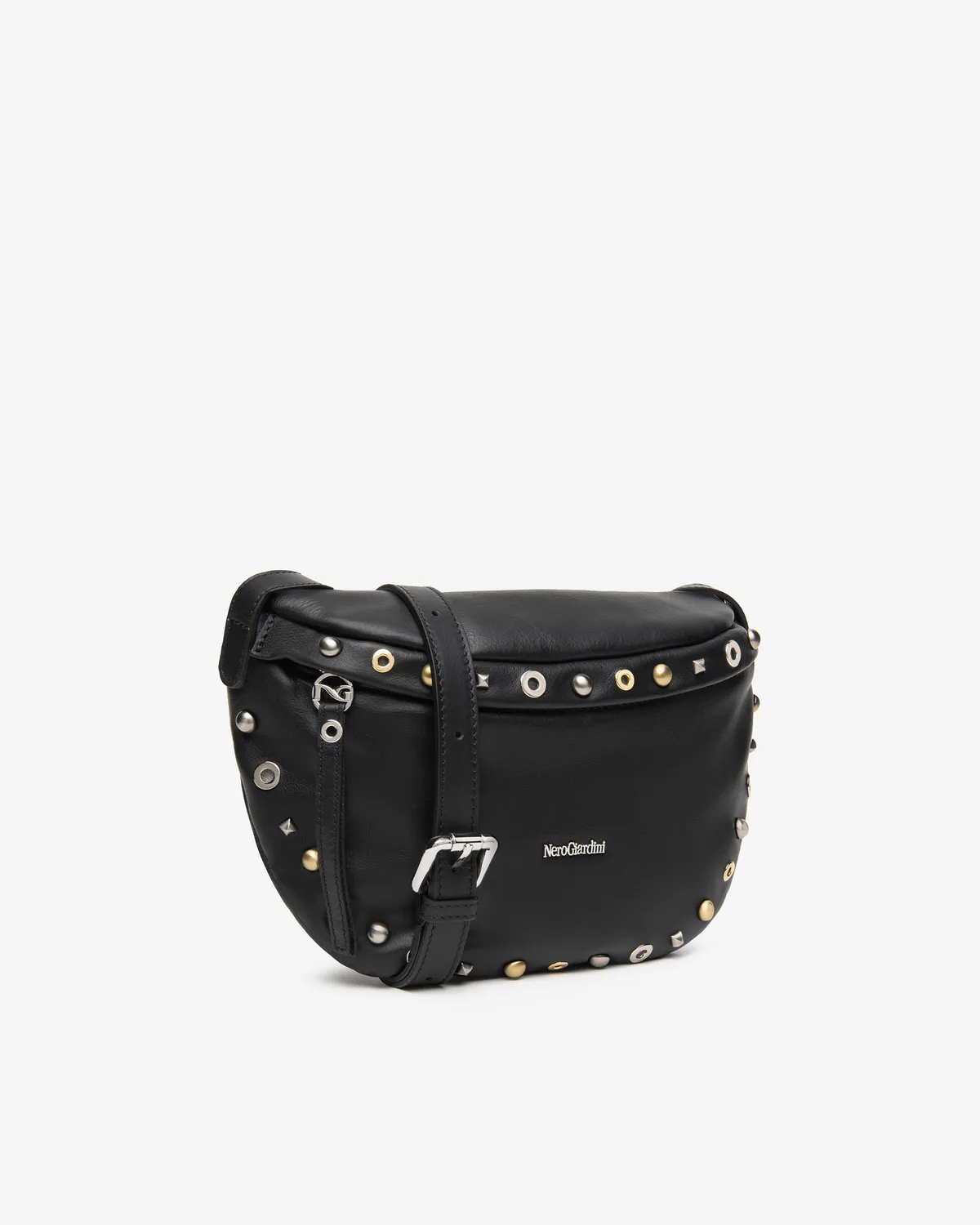 NeroGiardini geanta crossbody piele dama naturala