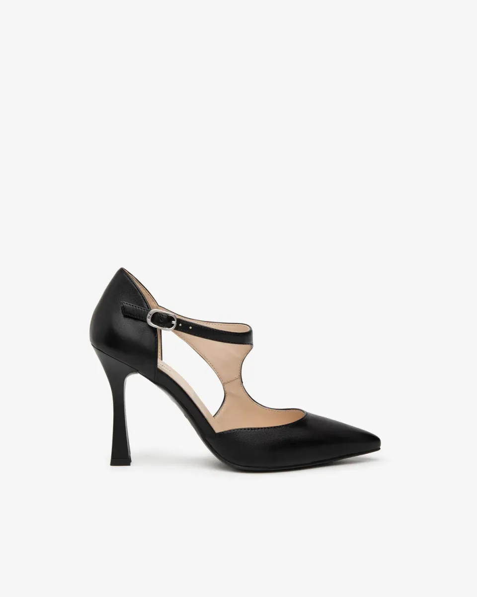 Pantofi cu toc NeroGiardini Premium din piele naturala