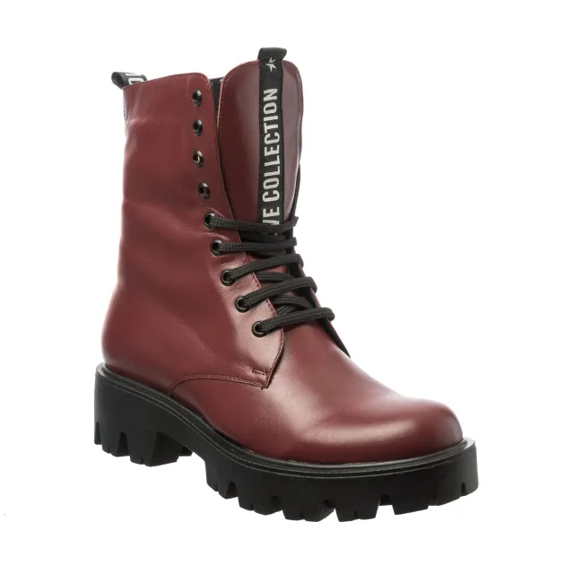 Catinca Shoes BC27 BOB bocanci dama piele bordo box