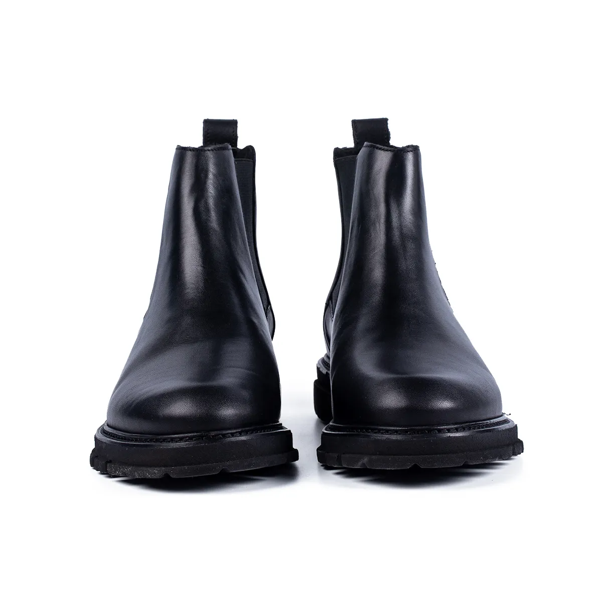 Lucas Shoes Chelsea ghete barbati negre piele naturala
