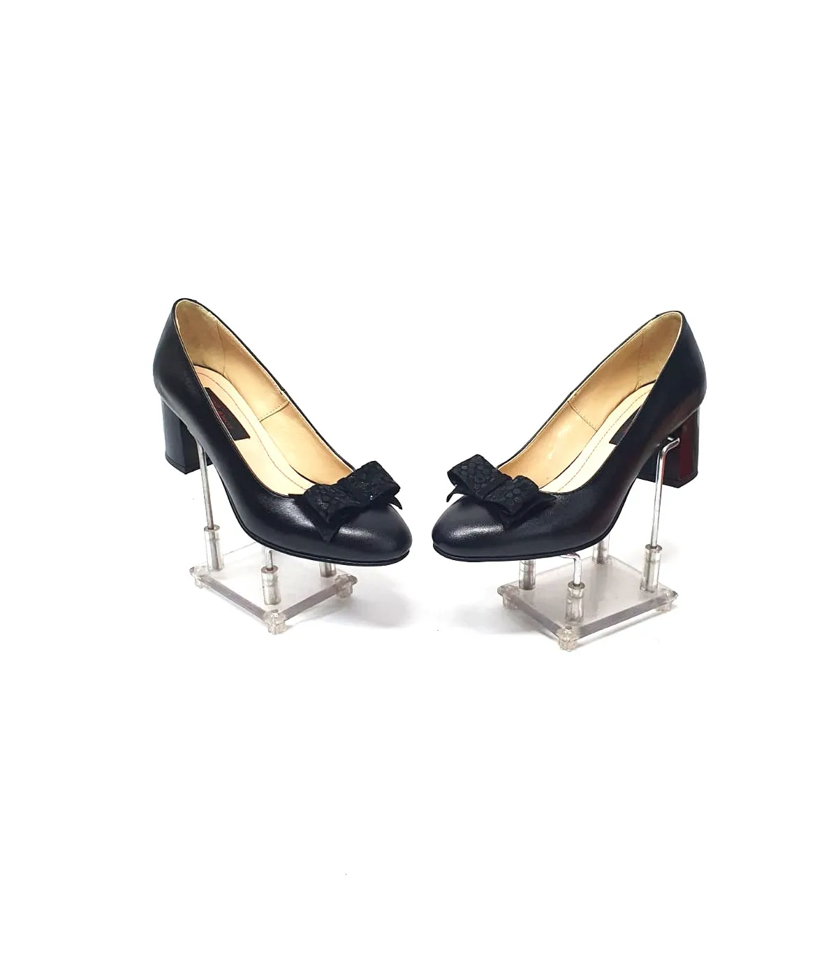 Catinca Shoes A14 NBC pantofi dama piele negru box cidiuri