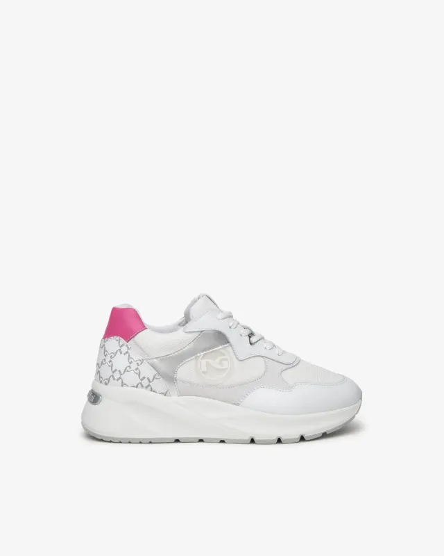 NeroGiardini Sneakers Dama Piele Intoarsa si Panza