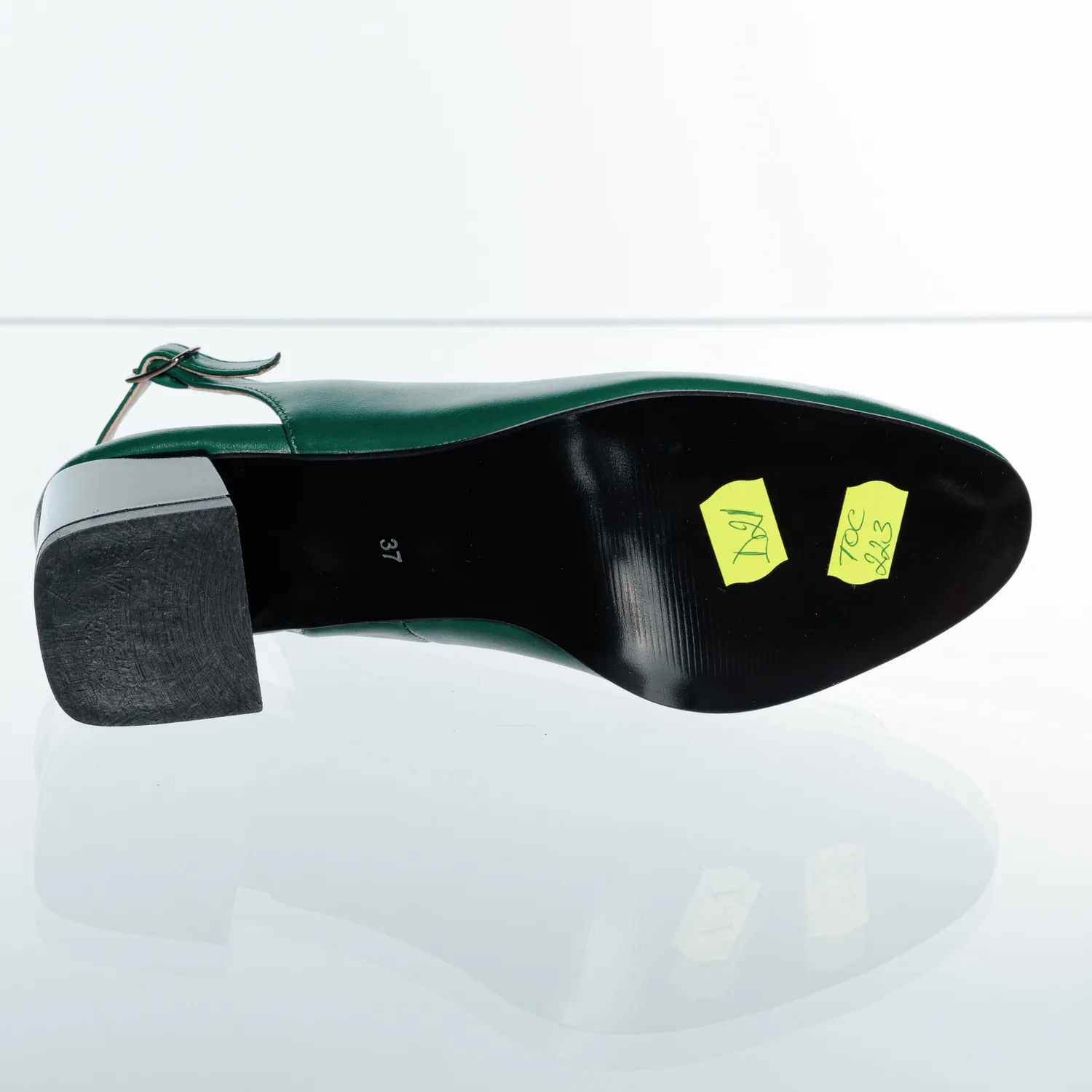 Catinca Shoes D21 VBVS sandale piele verde box