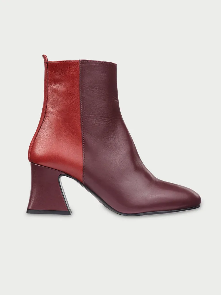 Flagelus The D’Orsey Booty Double Burgundy botine piele