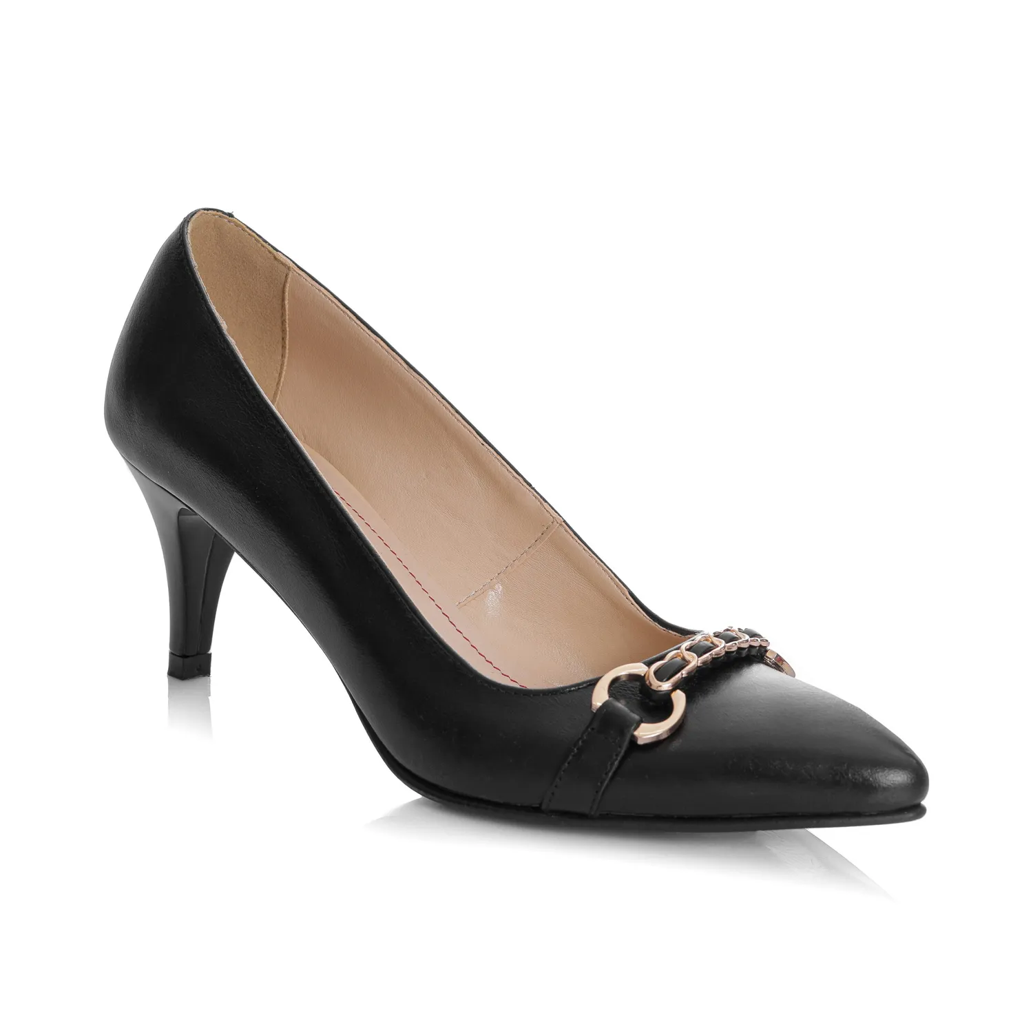 Catinca Shoes A52 N pantofi dama piele negru box