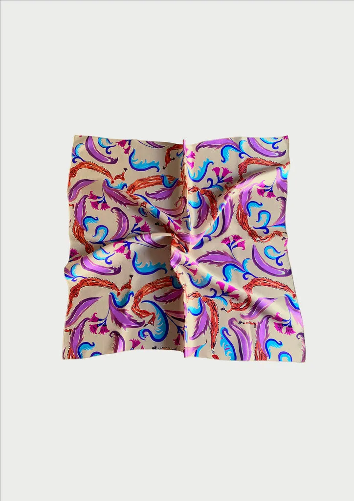 Flagelus Cristobal Nude Scarf esarfa matase 65x65
