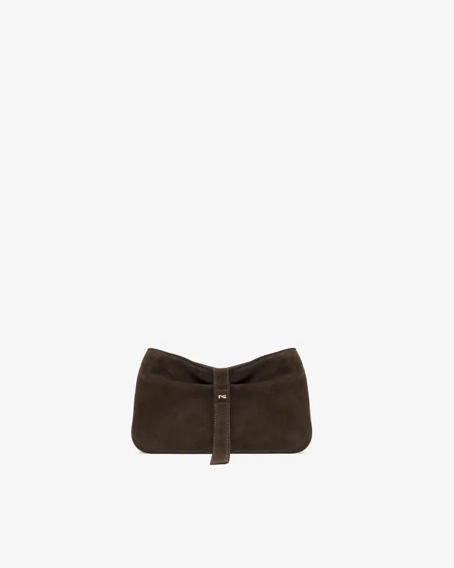 NeroGiardini clutch plic piele intoarsa elegant