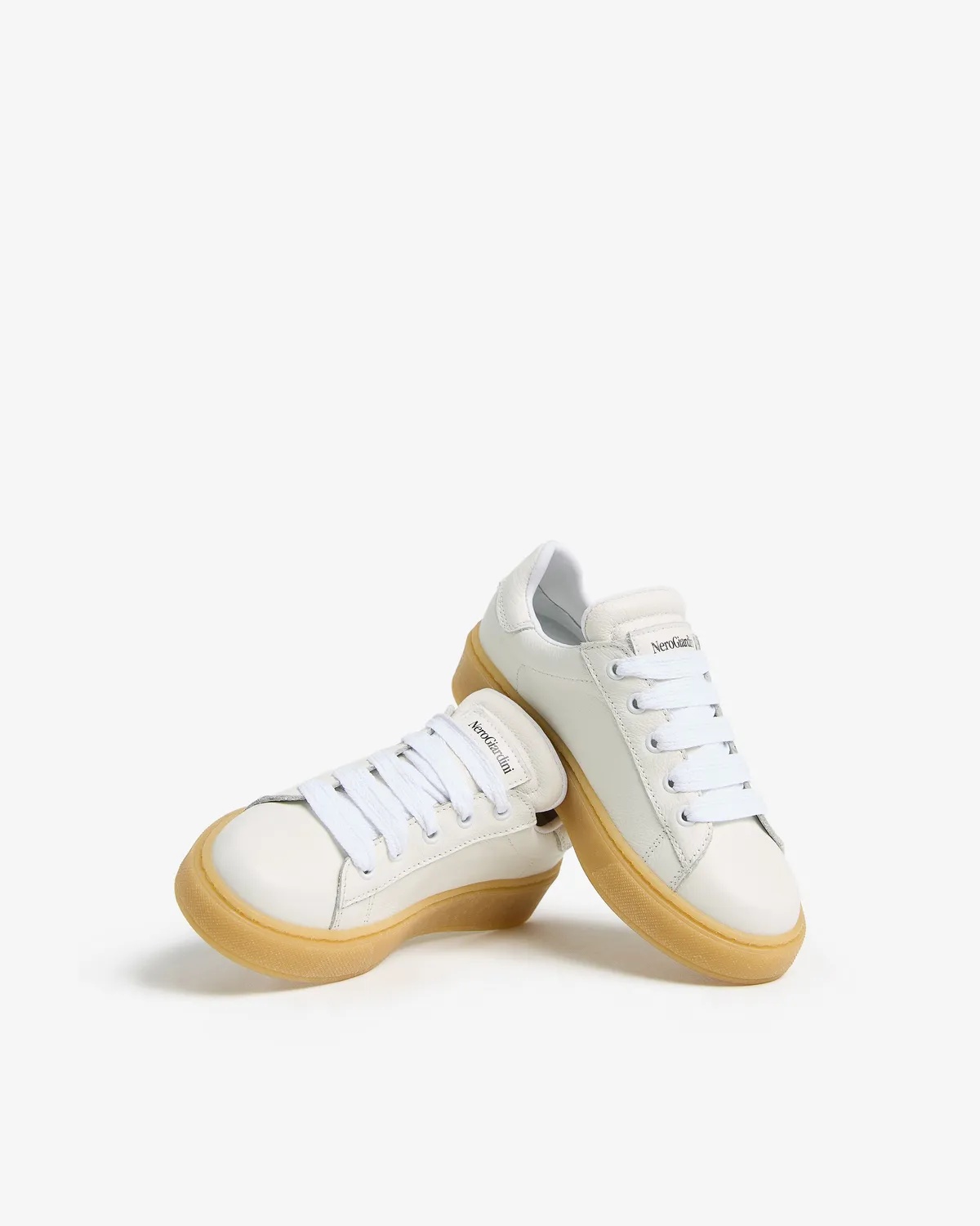 Sneakers fete NeroGiardini piele toamna-iarna