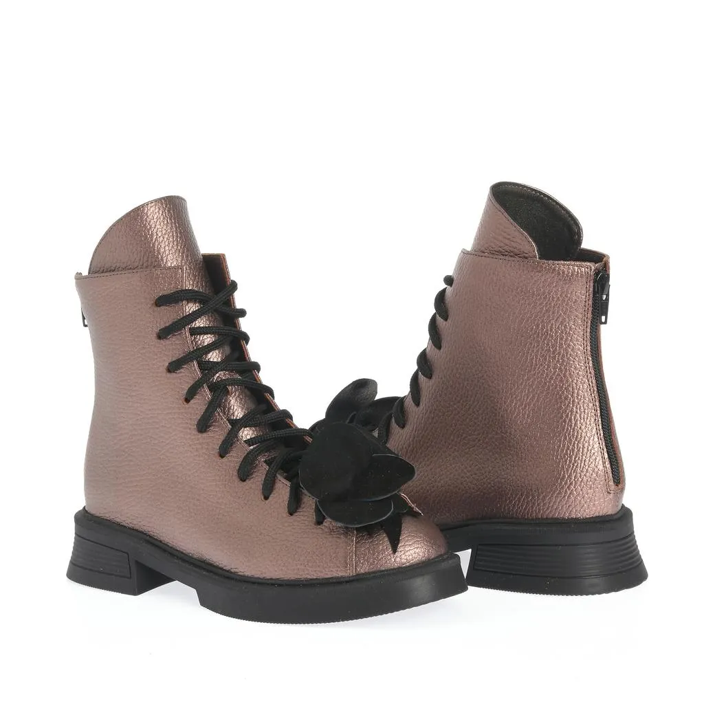 Ana Urbana Shoes Yasmina bocanci aurii metalizați