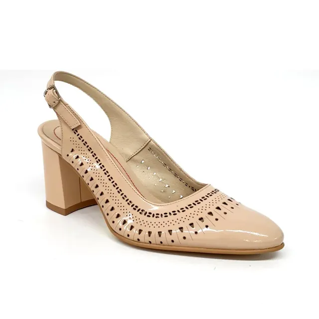 Catinca Shoes P77 LN sandale perforate piele nude