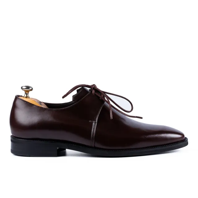 Lucas Shoes Elegant Derby Arca Marone pantofi maro piele