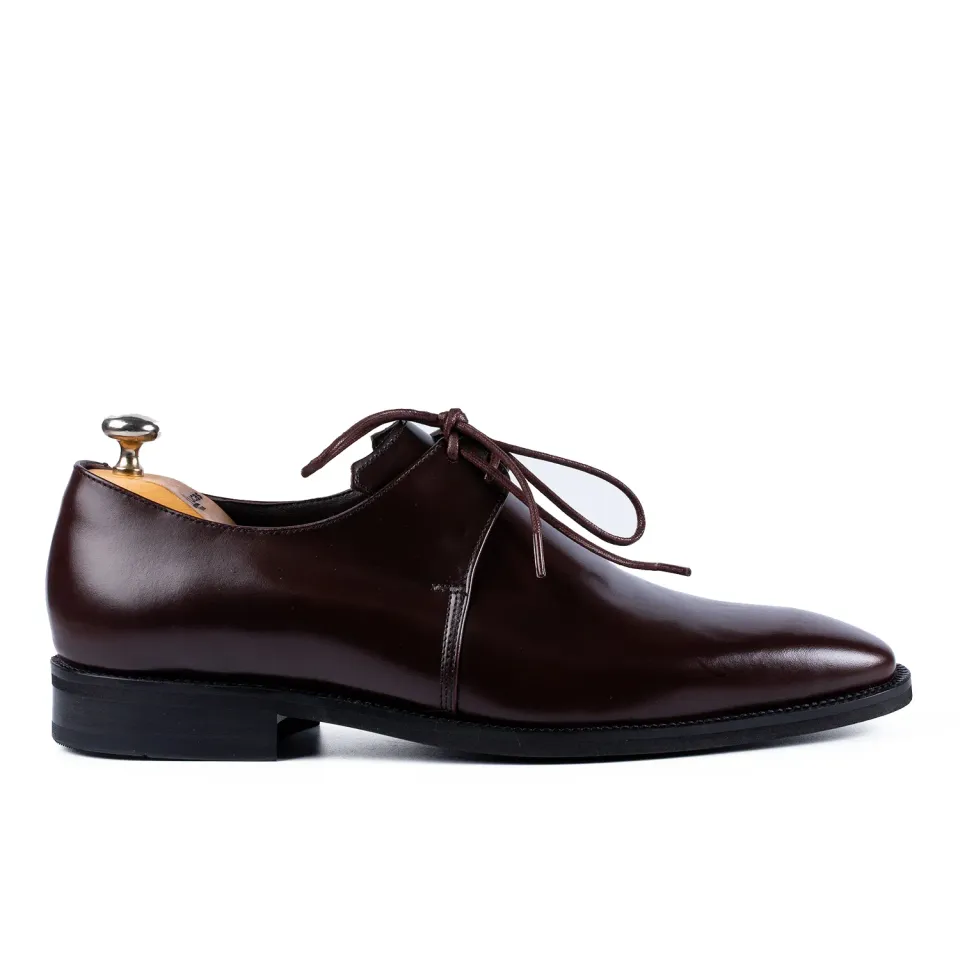 Lucas Shoes Elegant Derby Arca Marone pantofi maro piele