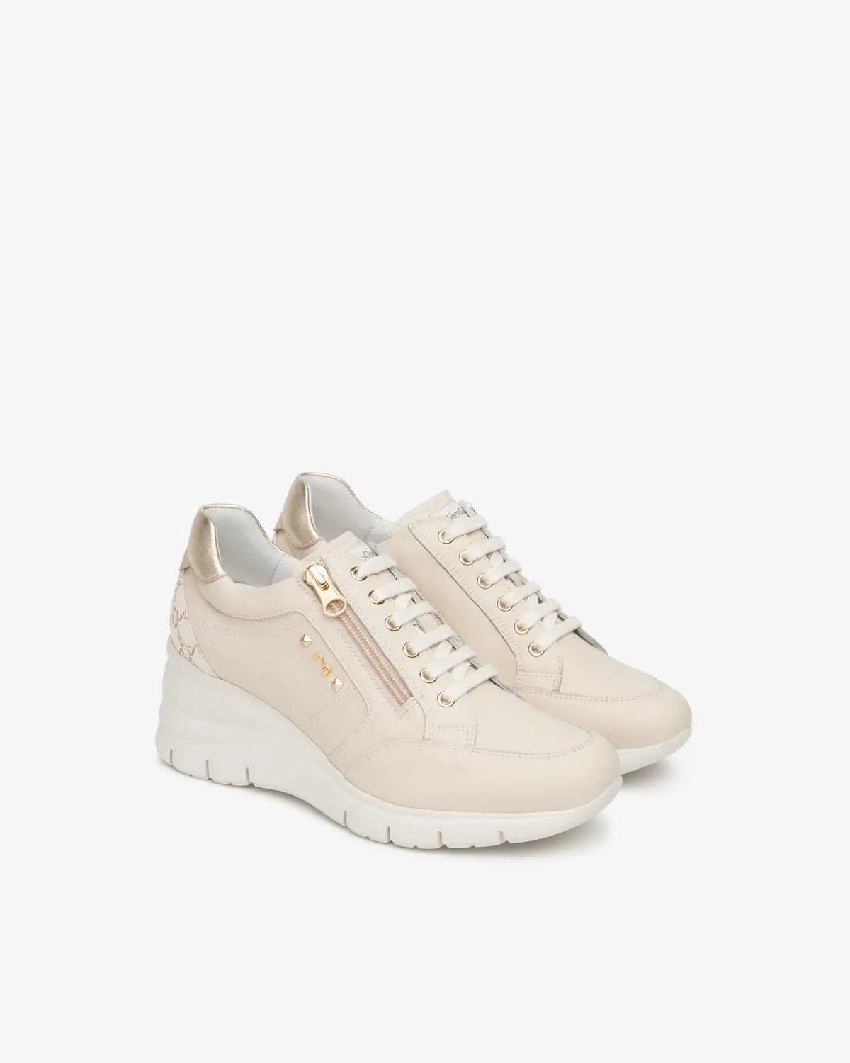 Sneakers dama NeroGiardini piele tesatura Memory
