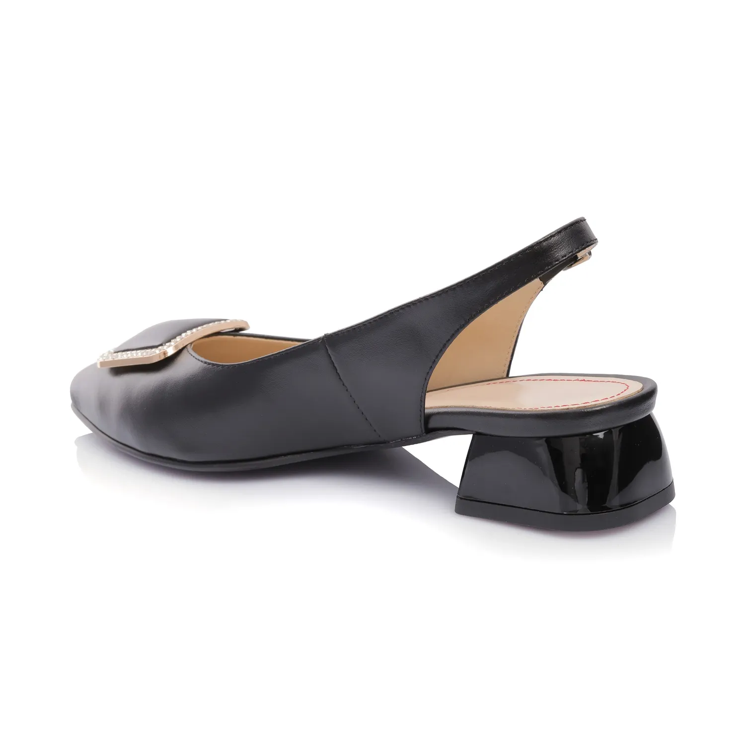 Catinca Shoes BLD11 NE sandale dama piele naturala negru box