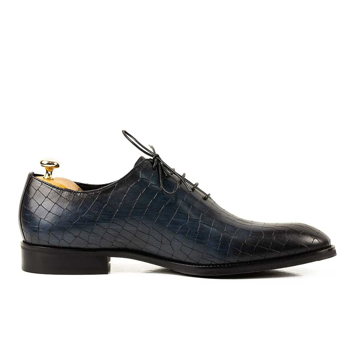 Lucas Shoes Elegant 712 pantofi albastru pictati