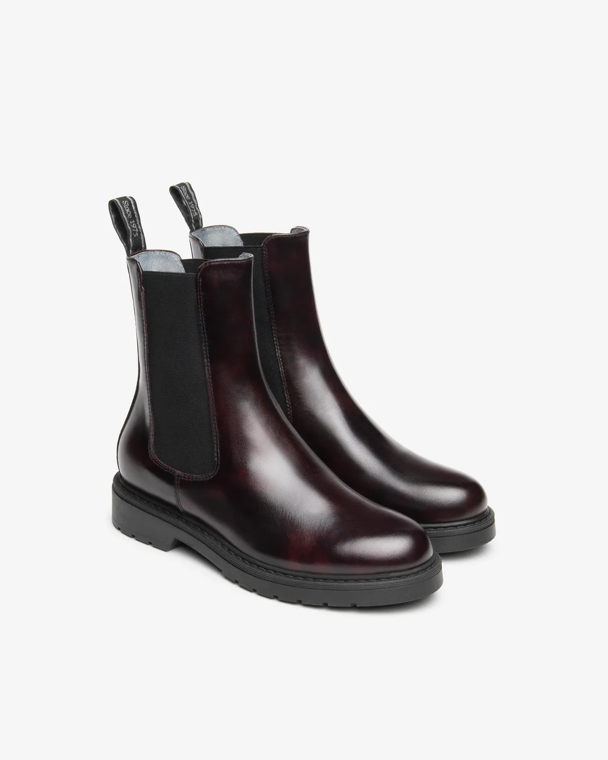 NeroGiardini ghete chelsea damă piele toc 30 mm