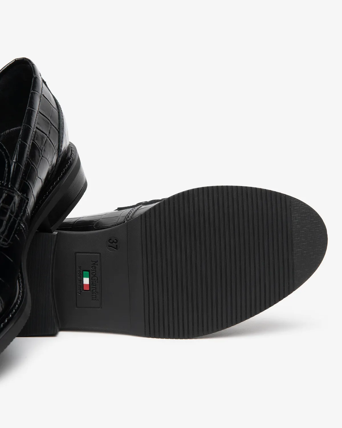 NeroGiardini Mocasini dama piele croco penny 35-41
