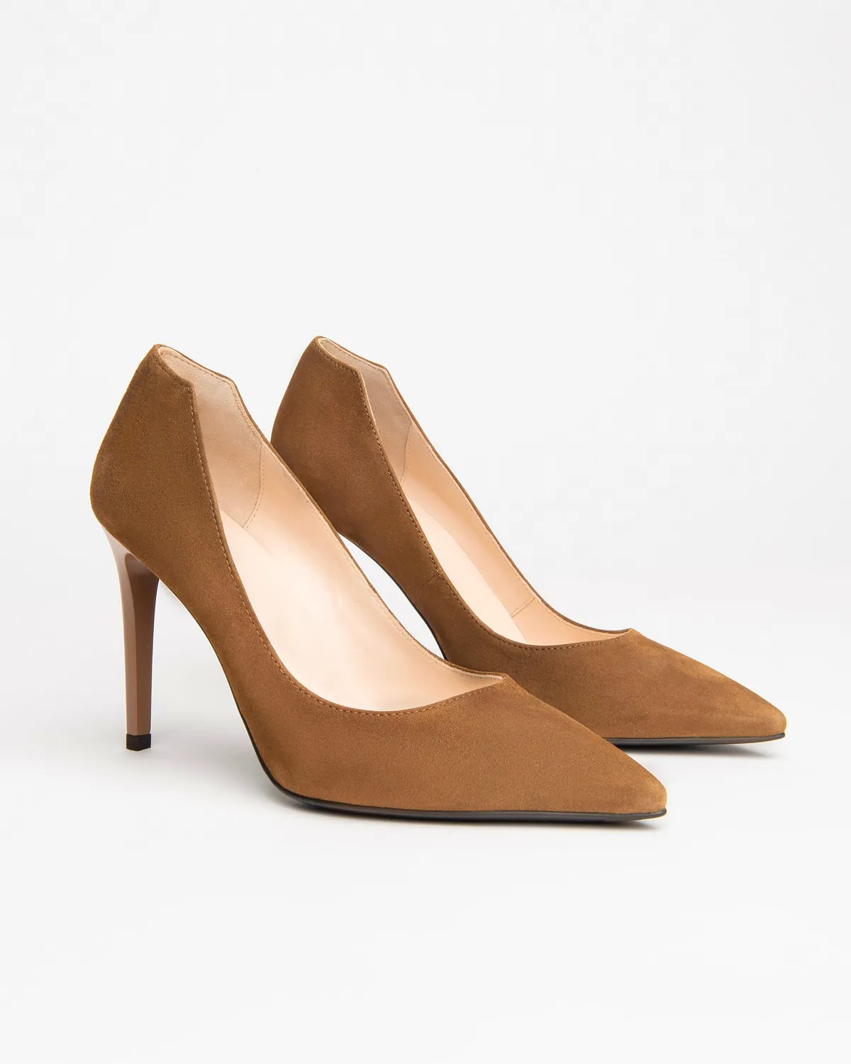 NeroGiardini pantofi damă piele întoarsă eleganți