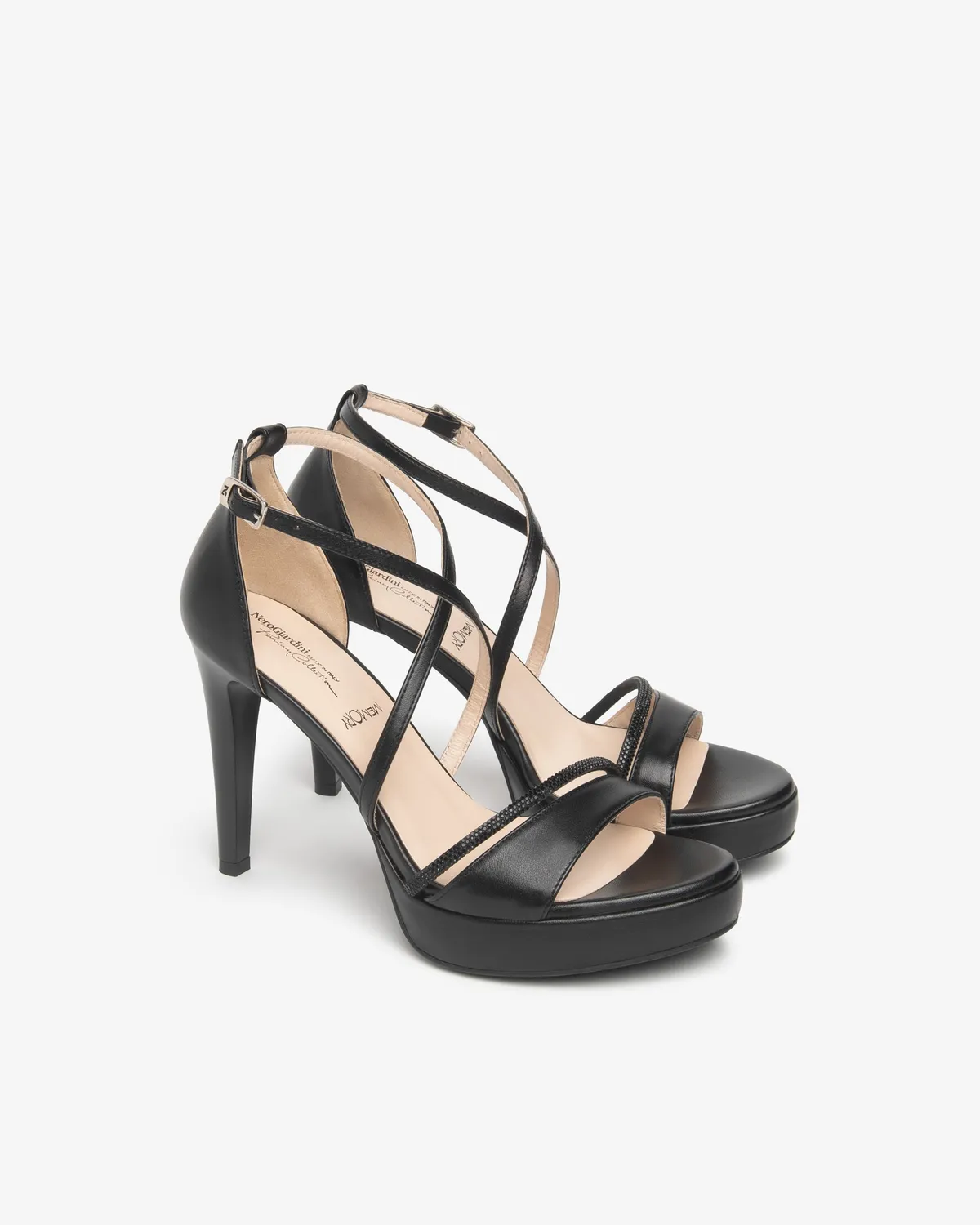 NeroGiardini sandale damă piele Premium Collection vară