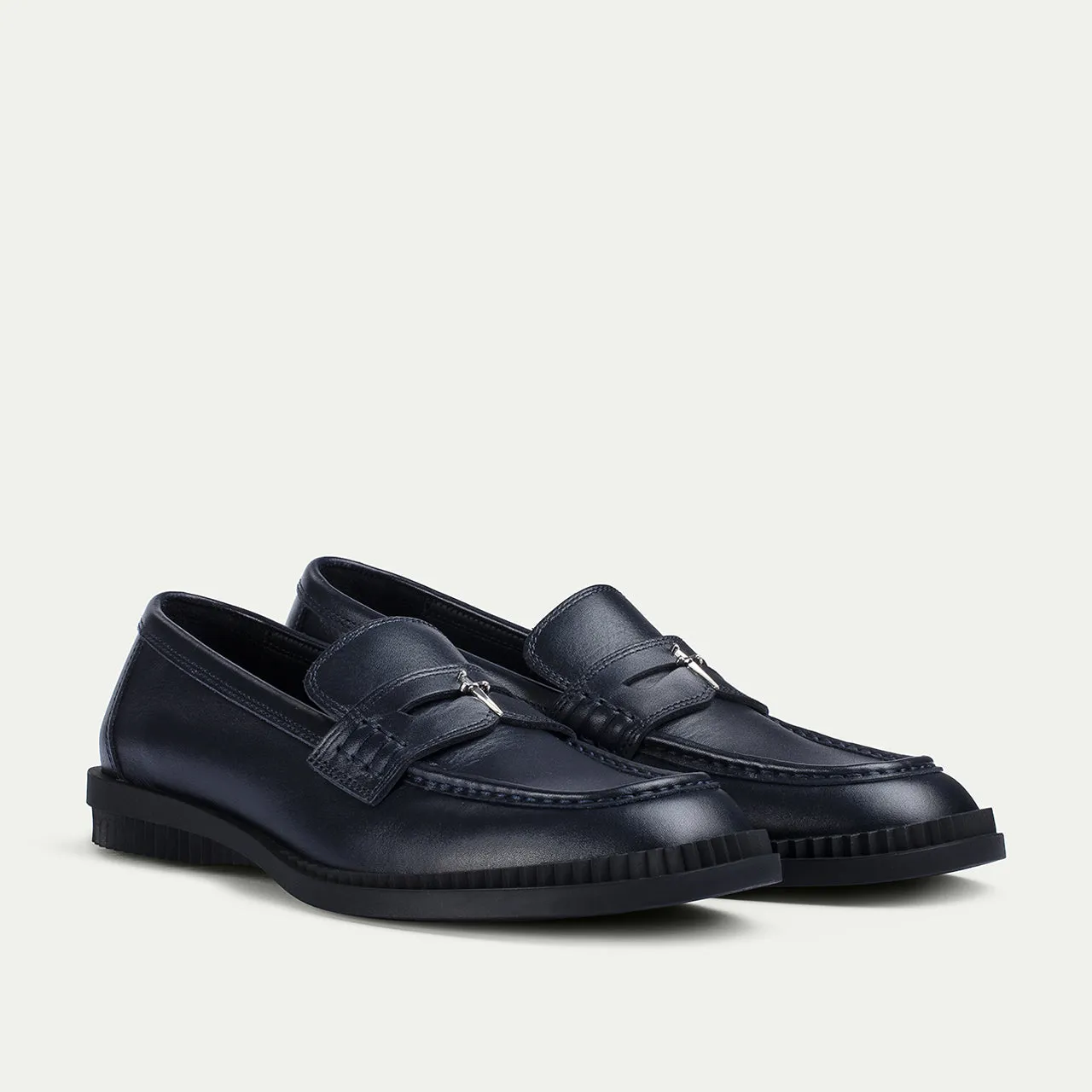 Cesare Paciotti Hybrid mocasini barbati bleumarin piele