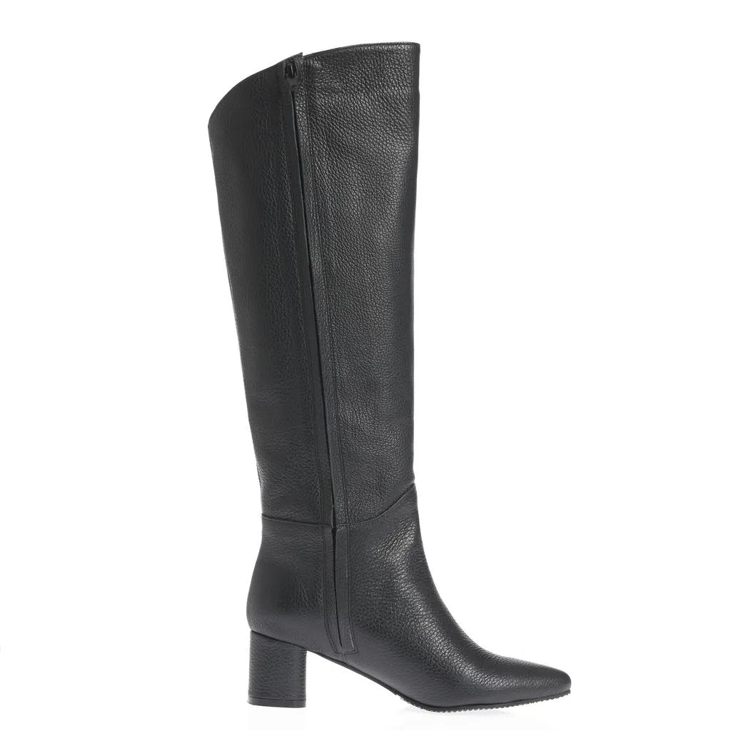 Ana Urbana Shoes Oana cizme piele naturală negre
