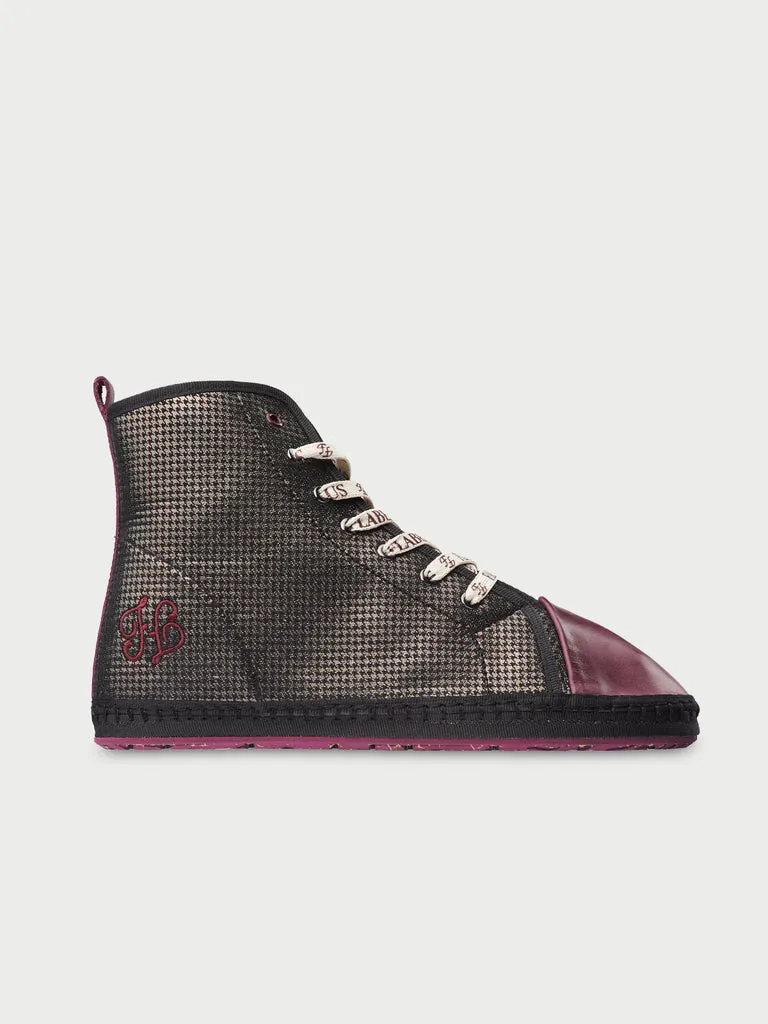Flagelus The Old Sport Vichy botine verzi carouri