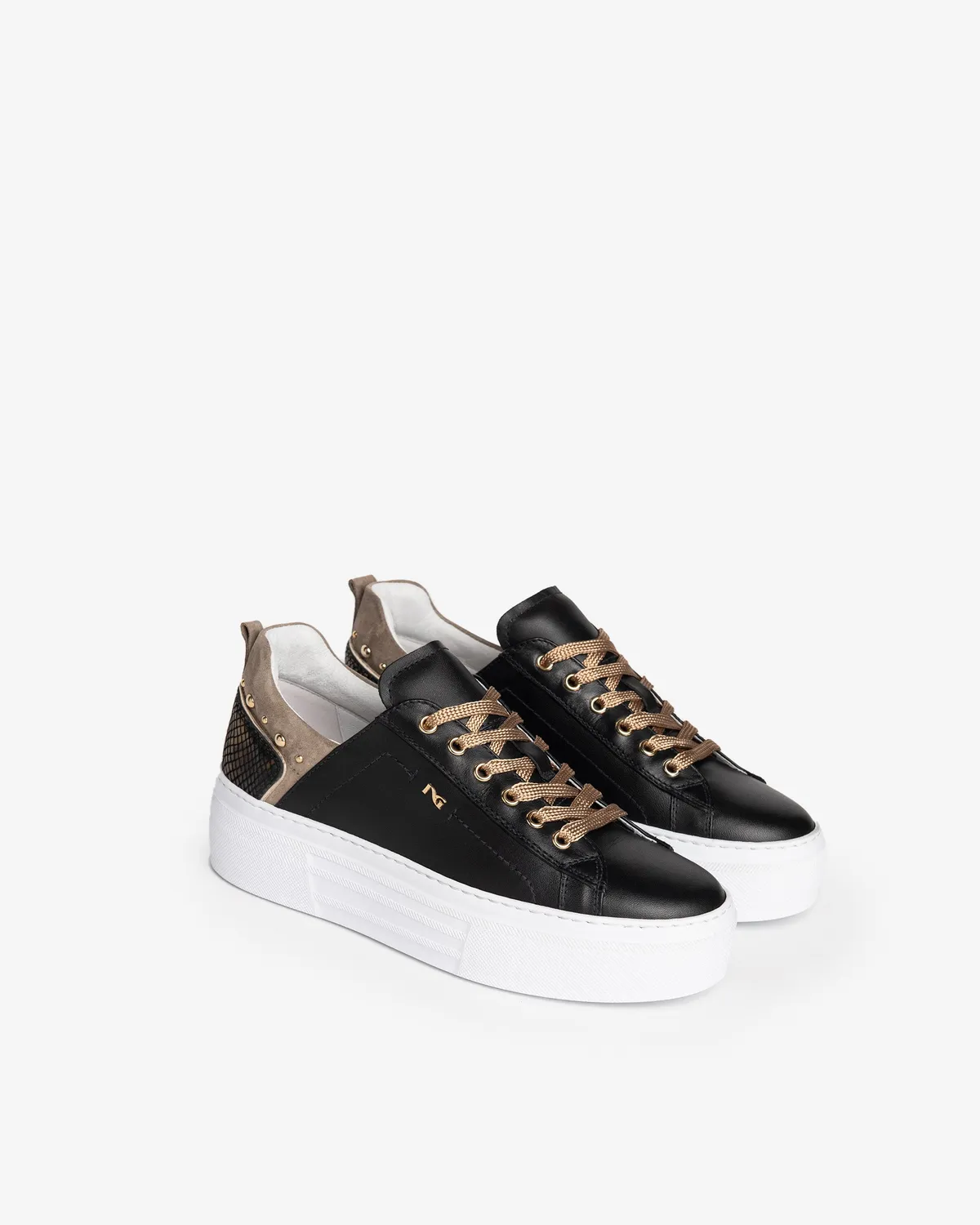 NeroGiardini sneakers dama piele si velur toamna