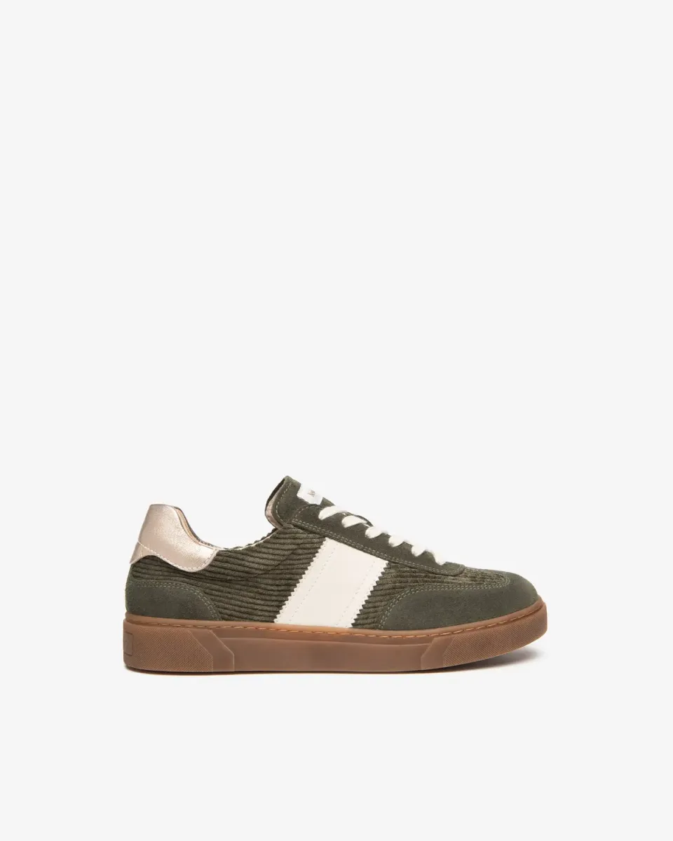 NeroGiardini Sneakers catifea piele dama siret