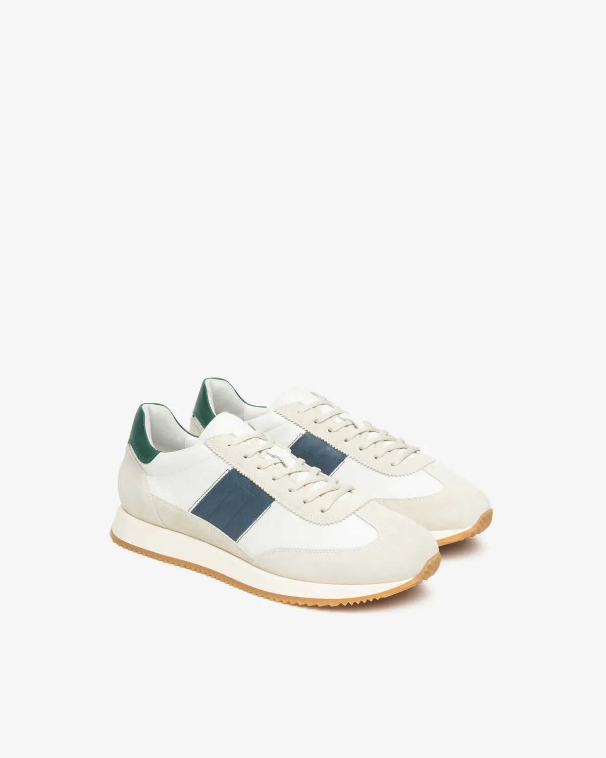 Sneakers barbati NeroGiardini piele si intorsa vara