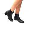 Catinca Shoes E01 SM ghete damă piele maro șarpe