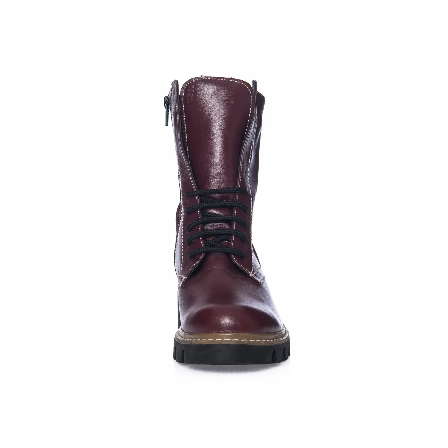 Catinca Shoes BC15 BOB bocanci dama bordo box piele naturala