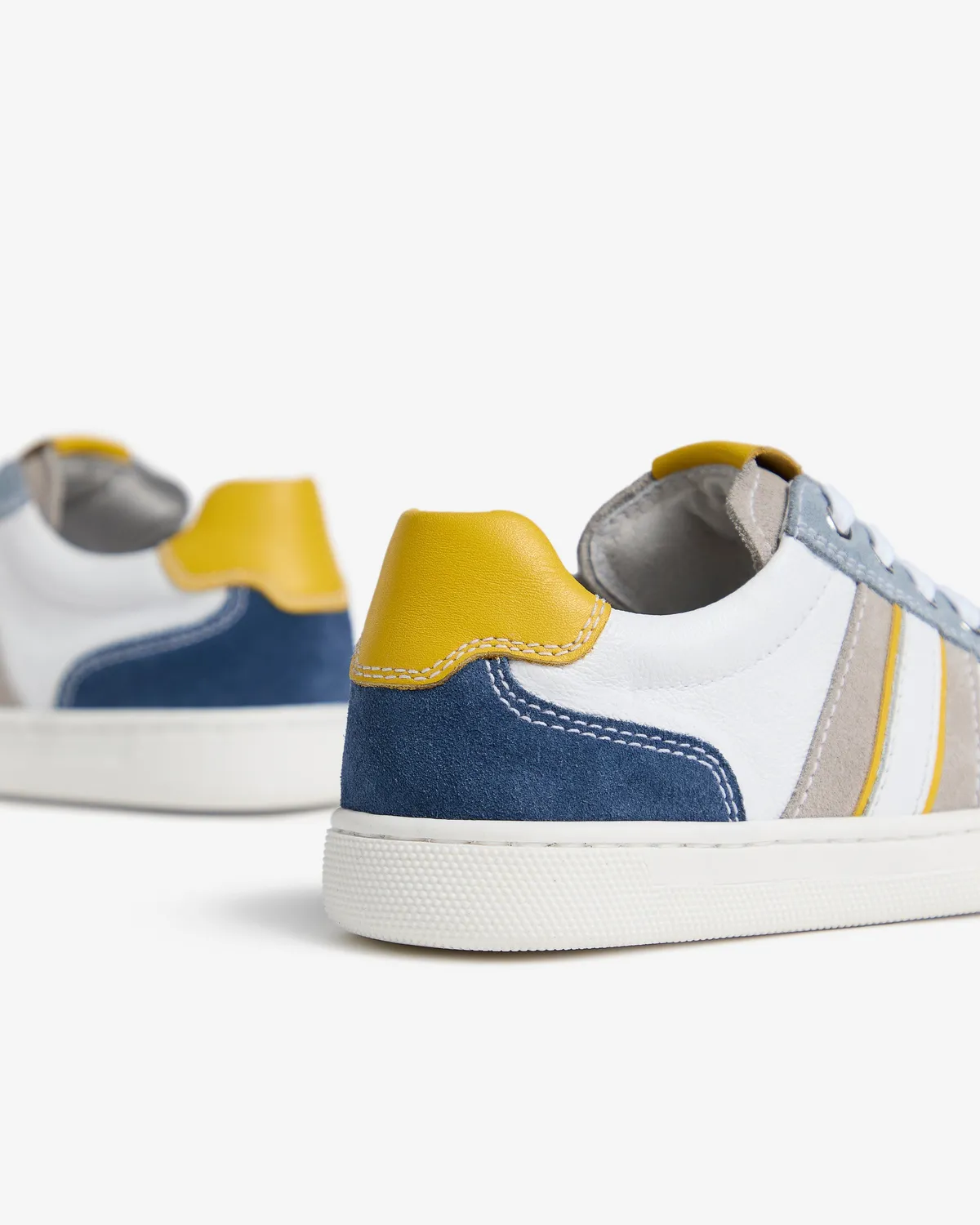 NeroGiardini sneakers baieti piele cu velcro DryGo