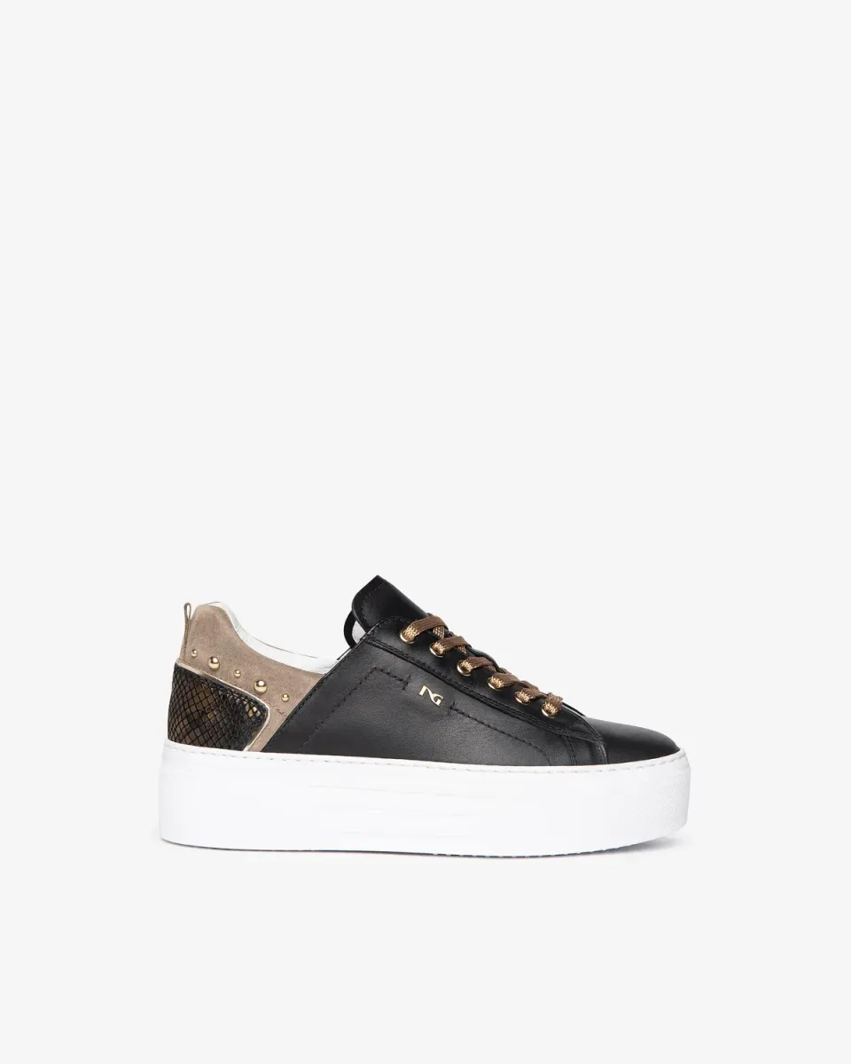 NeroGiardini sneakers dama piele si velur toamna