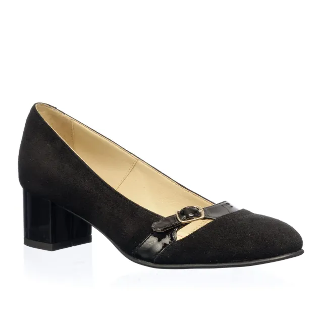 Catinca Shoes 016 NA pantofi dama piele negru antilopa